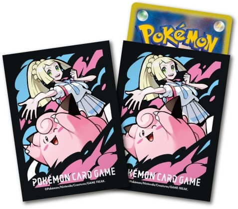 Pokemon Center Japan - Lillie's Clefairy (Black Border) Sleeves (64)、Pokemon、kayou