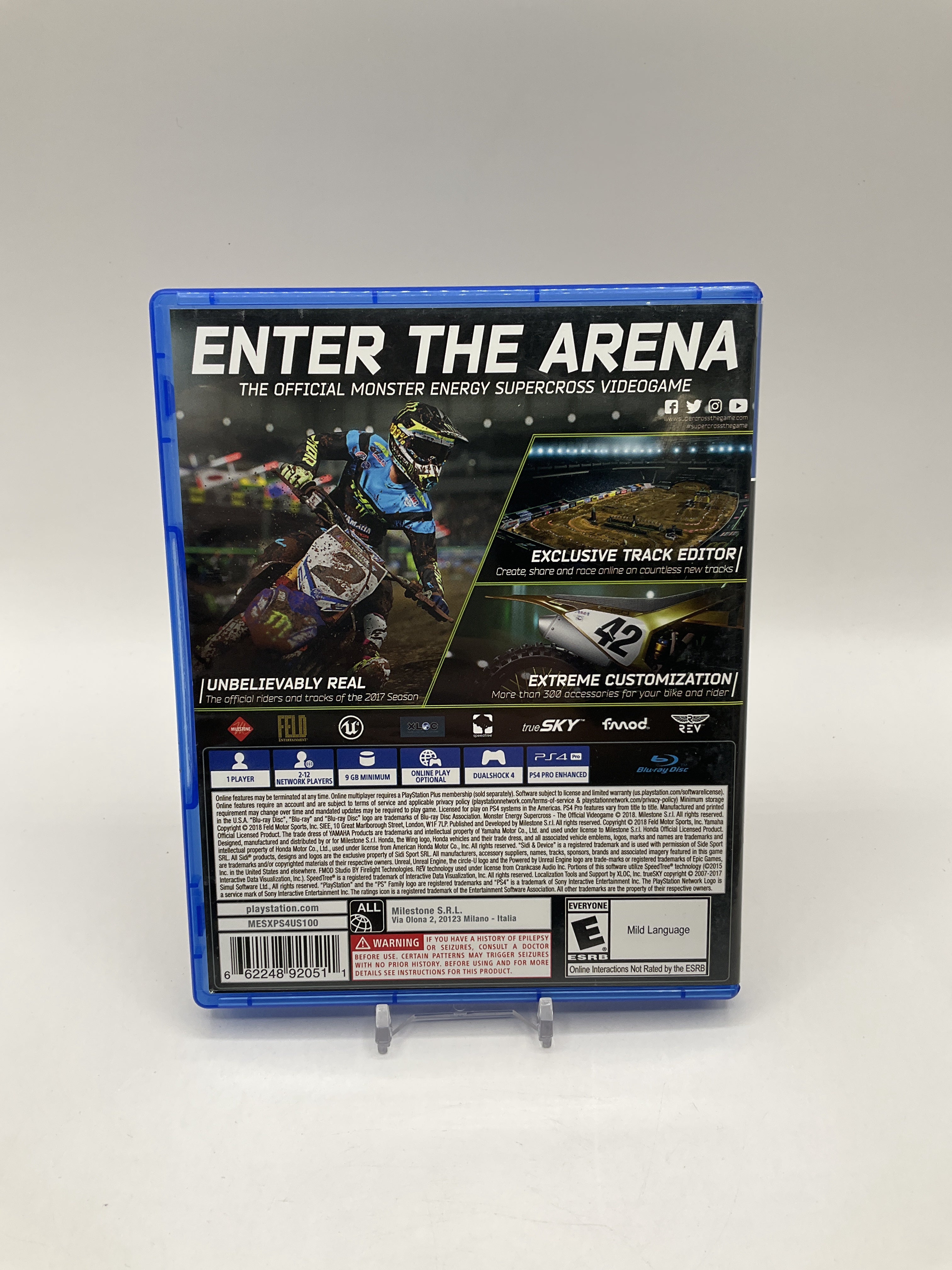 Monster Energy Supercross Playstation 4 Used、Collector Store LLC - VG、kayou