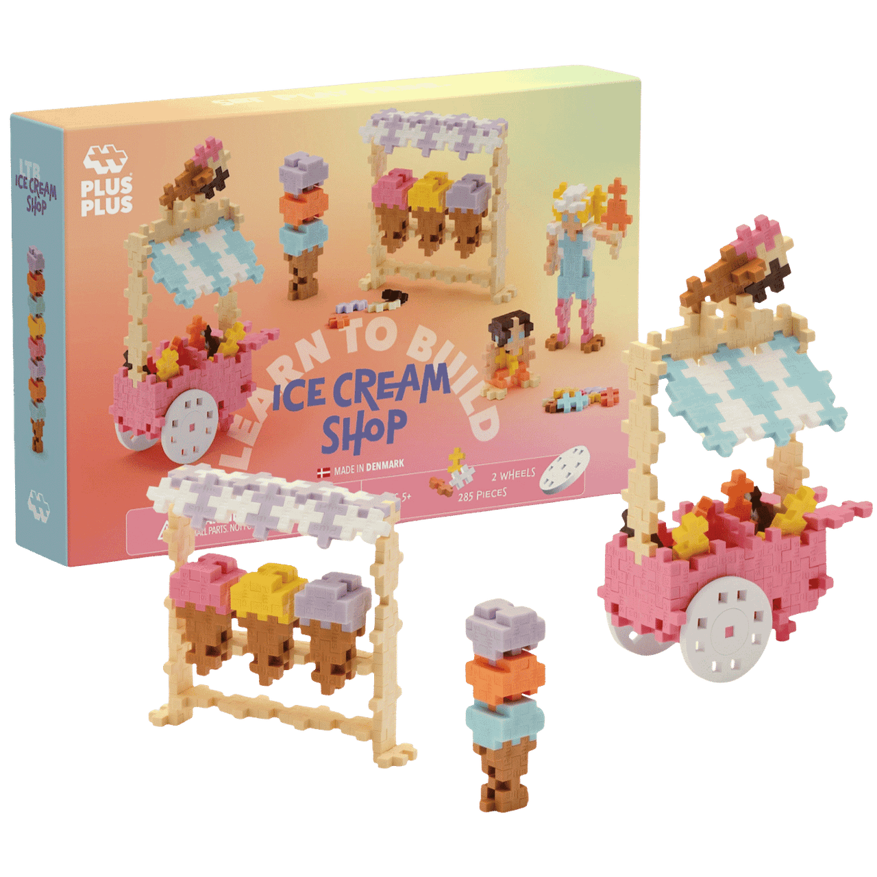 Plus-Plus: Learn to Build - Ice Cream Shop、Plus-Plus USA、kayou
