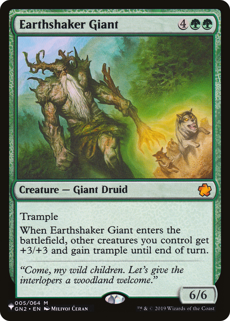Earthshaker Giant (LIST-005/064) - The List、Wizards of the Coast、kayou
