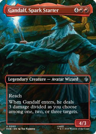 Gandalf, Spark Starter (Borderless) (HOB-203) - The Hobbit、Wizards of the Coast、kayou