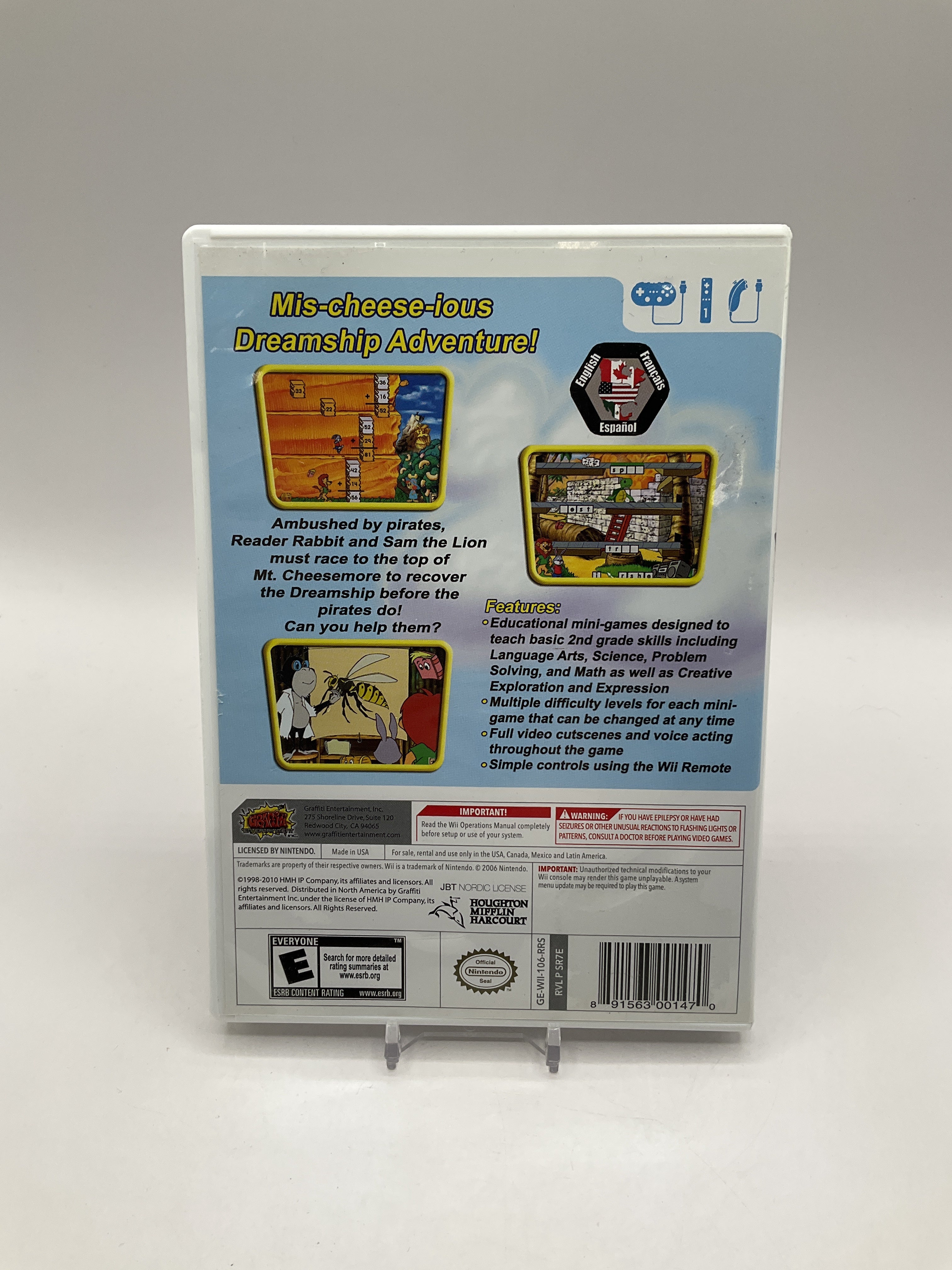 Reader Rabbit 2nd Grade Wii Used、Collector Store LLC - VG、kayou