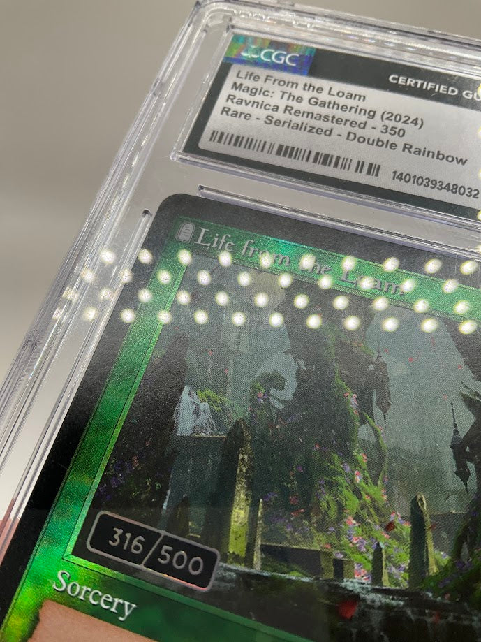 Life From the Loam MTG Ravnica Remastered Serialized Double Rainbow CGC 10、Collector Store LLC Gaming、kayou