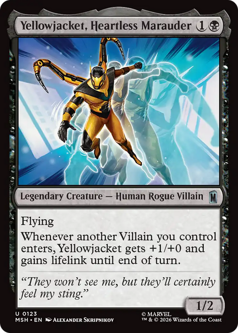 Yellowjacket, Heartless Marauder (Foil) | Marvel Super Heroes、Magic: The Gathering、kayou