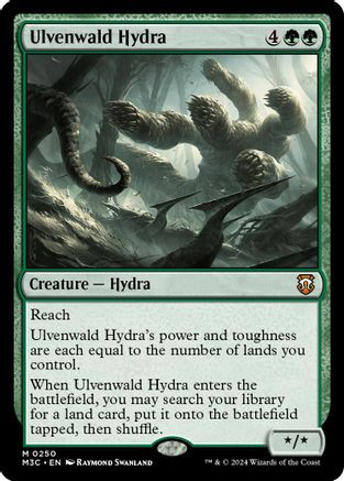 Ulvenwald Hydra (Ripple Foil) (M3C-250) - Modern Horizons 3 Commander Foil、Wizards of the Coast、kayou
