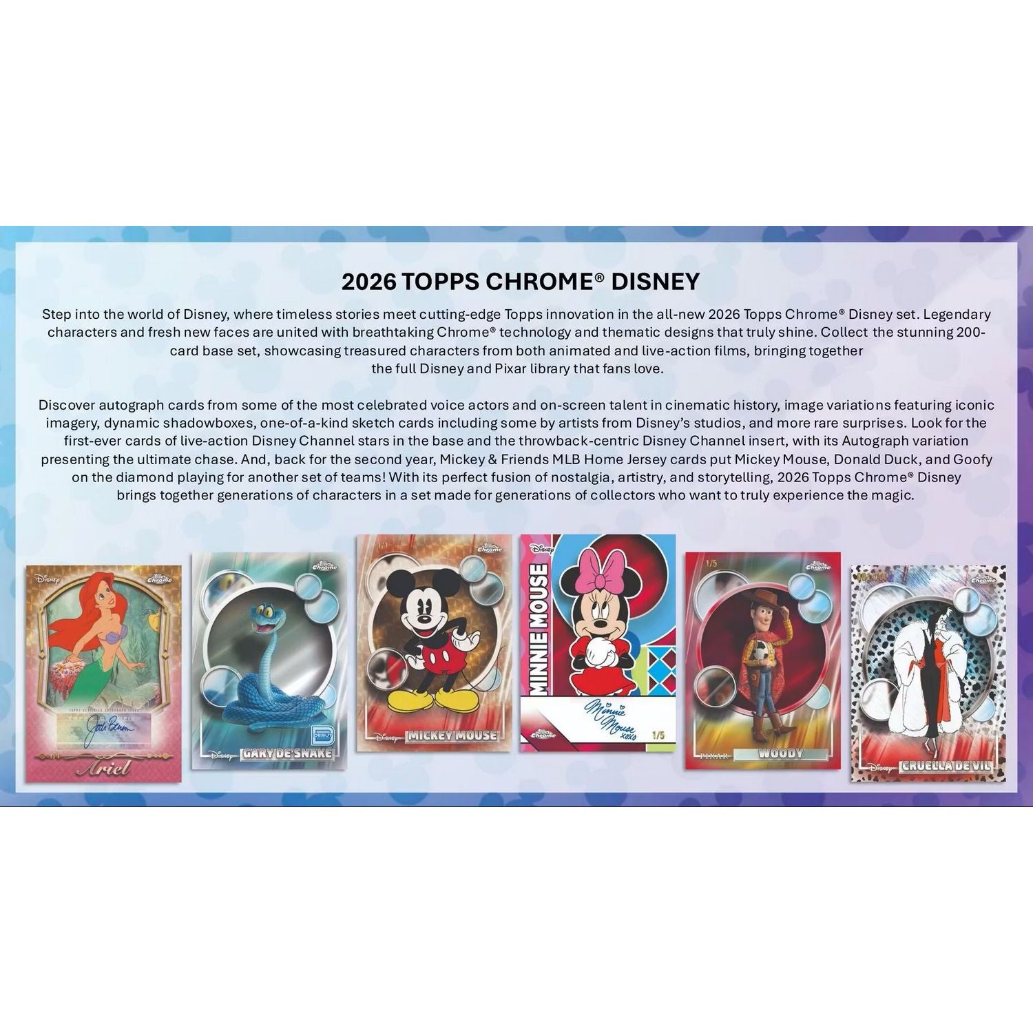 2026 Topps Disney Chrome Mega Box、Topps、kayou