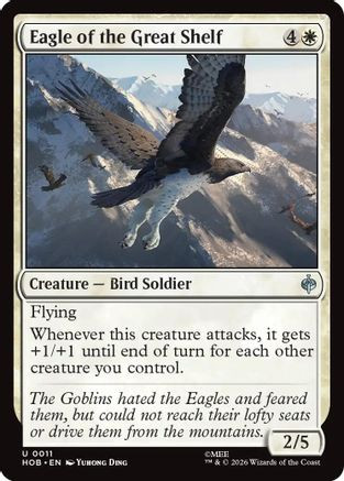 Eagle of the Great Shelf (HOB-011) - The Hobbit Foil、Wizards of the Coast、kayou