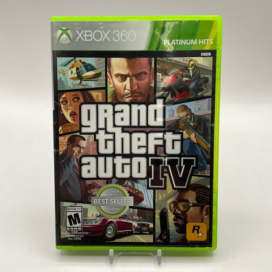 Grand Theft Auto IV Platinum Hits Xbox 360 Used #2、Collector Store LLC - VG、kayou