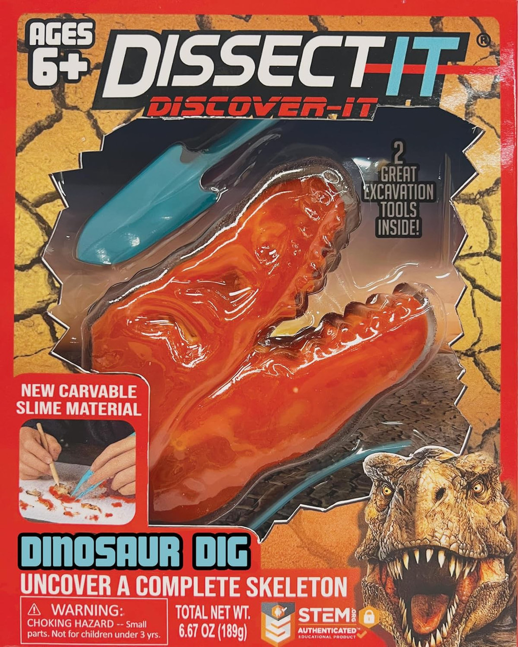 Dissect-It Discover-It Dinosaur Dig Playset、ToyWiz、kayou