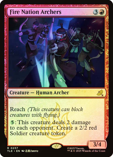 Fire Nation Archers、Magic: The Gathering、kayou