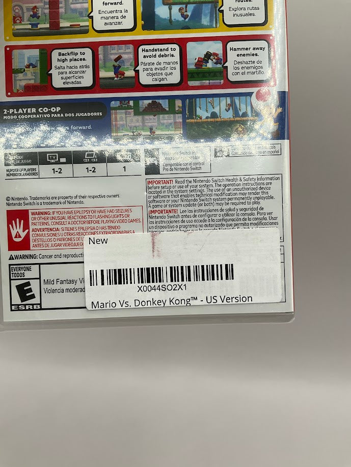 Mario VS Donkey Kong Nintendo Switch Sealed #1、Collector Store LLC - VG、kayou