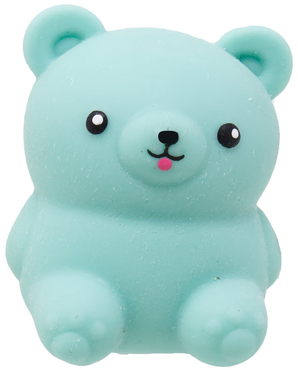 Marshmallow Cuties Bear BLUE 3-Inch Squeeze Toy、ToyWiz、kayou