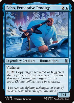 Echo, Perceptive Prodigy (MSH-051) - Marvel Super Heroes、Wizards of the Coast、kayou