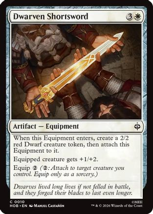 Dwarven Shortsword (HOB-010) - The Hobbit、Wizards of the Coast、kayou