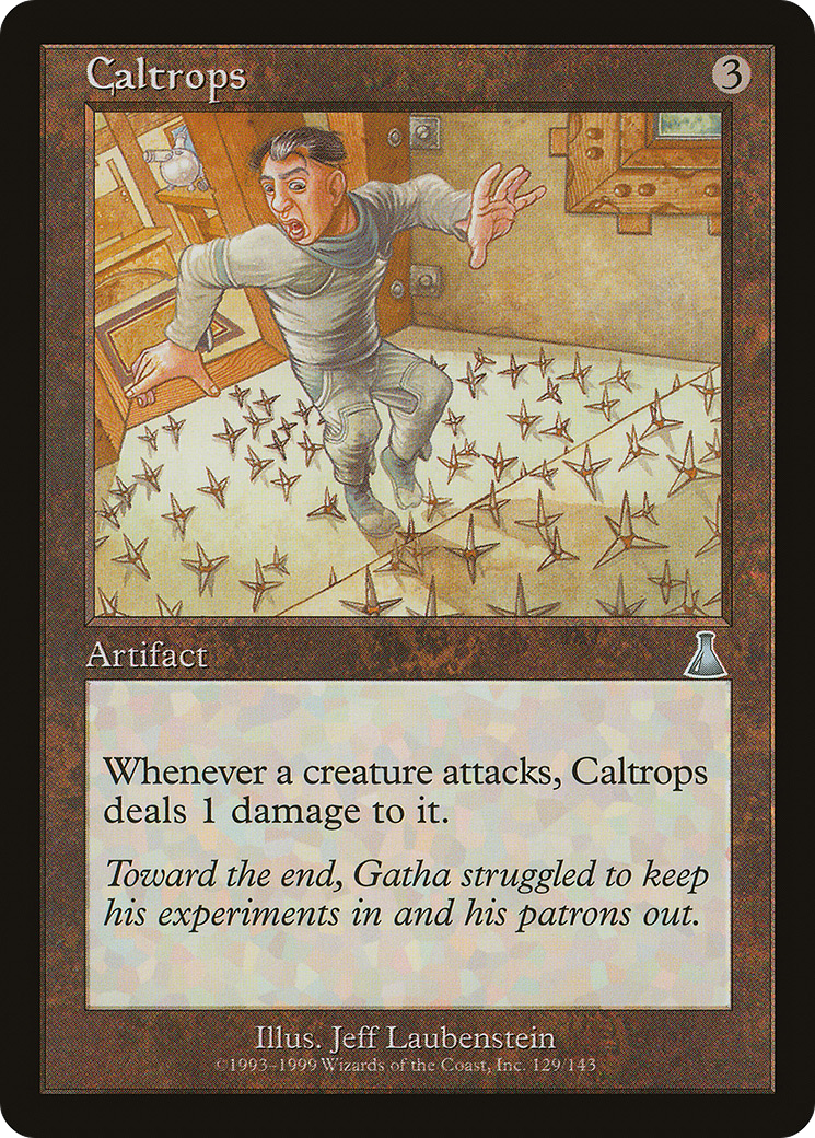 Caltrops (UDS-129) - Urza's Destiny (HP)、Wizards of the Coast、kayou