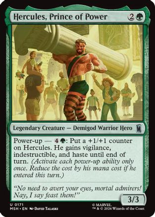 Hercules, Prince of Power (MSH-171) - Marvel Super Heroes Foil、Wizards of the Coast、kayou
