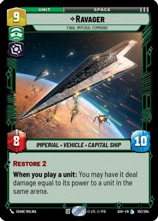 Ravager - Final Imperial Command (102/264) - Ashes of the Empire、Fantasy Flight Games、kayou