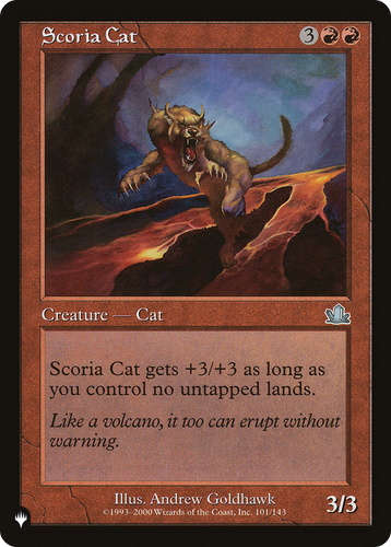 Scoria Cat (LIST-101/143) - The List、Wizards of the Coast、kayou