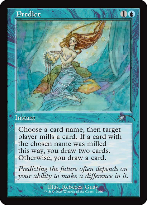 Predict (Secret Lair - Chaos Vault: Dandan) | Secret Lair Drops、Magic: The Gathering、kayou
