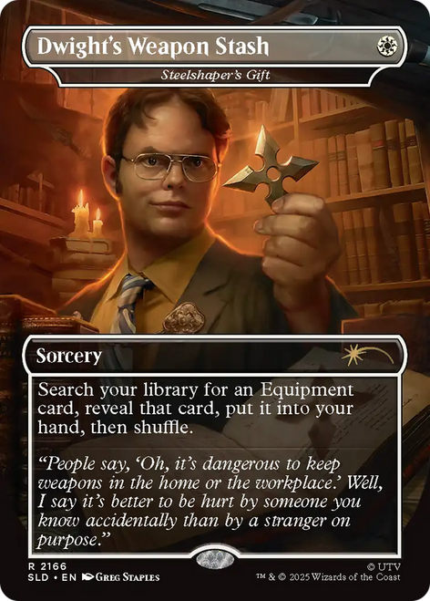Steelshaper's Gift Dwight's Weapon Stash (Foil) (Secret Lair - The Office: Dwight's Destiny) | Secret Lair Drops、Magic: The Gathering、kayou
