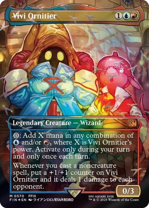 MtG Final Fantasy Mythic Rare Vivi Ornitier #570 Chocobo Track Foil、ToyWiz、kayou