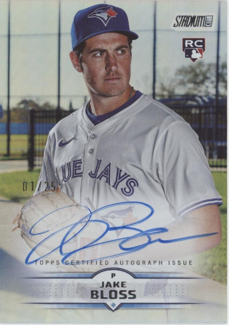 Jake Bloss 2025 Topps Stadium Club Holo RC Auto 01/25 #SCBA-JB、Collector Store LLC、kayou
