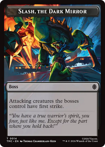 Teenage Mutant Ninja Turtles Commander - Slash, the Dark Mirror Token | Teenage Mutant Ninja Turtles Eternal、Magic: The Gathering、kayou