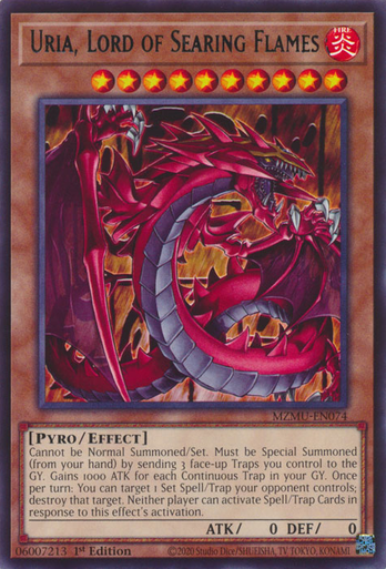 MZMU-EN074 Uria, Lord of Searing Flames、Yu-Gi-Oh!、kayou