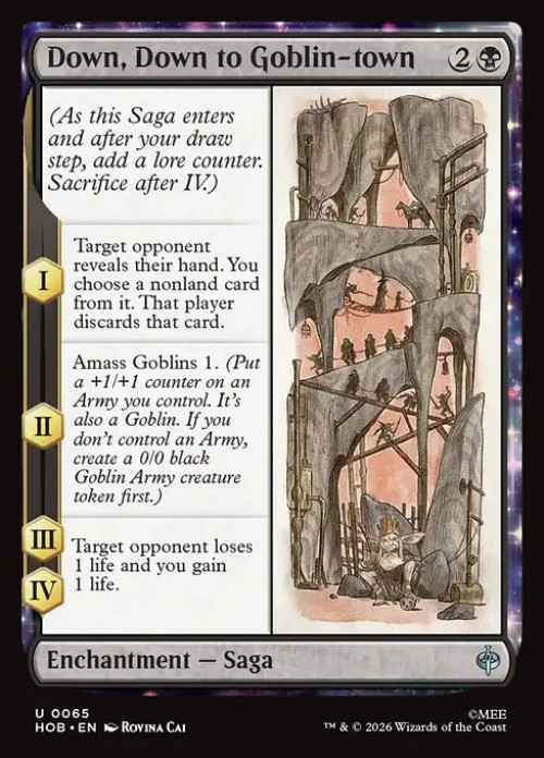 MtG The Hobbit Uncommon Down, Down to Goblin-town #65、ToyWiz、kayou