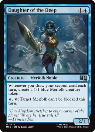 Daughter of the Deep (MSC-618) - Commander: Marvel Super Heroes、Wizards of the Coast、kayou