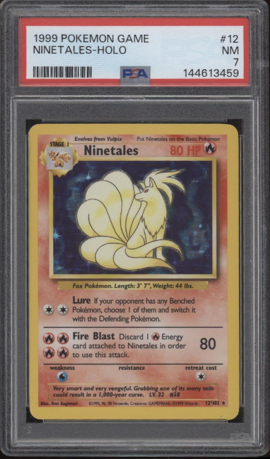 Ninetales Pokemon Base Set Holo #12 PSA 7、Collector Store LLC Gaming、kayou