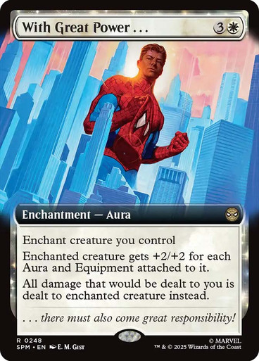 With Great Power . . . (SPM2-248)、Magic: The Gathering、kayou