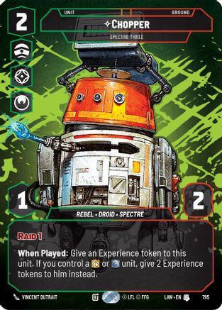 Chopper - Spectre Three (Prestige) (795) - A Lawless Time、Fantasy Flight Games、kayou