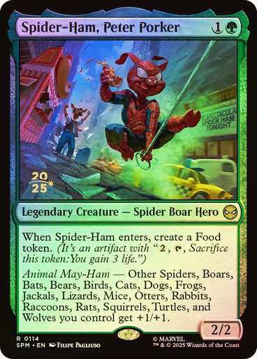 Spider-Ham, Peter Porker (RM-PRE_SPM_114-ENF)、Magic: The Gathering、kayou