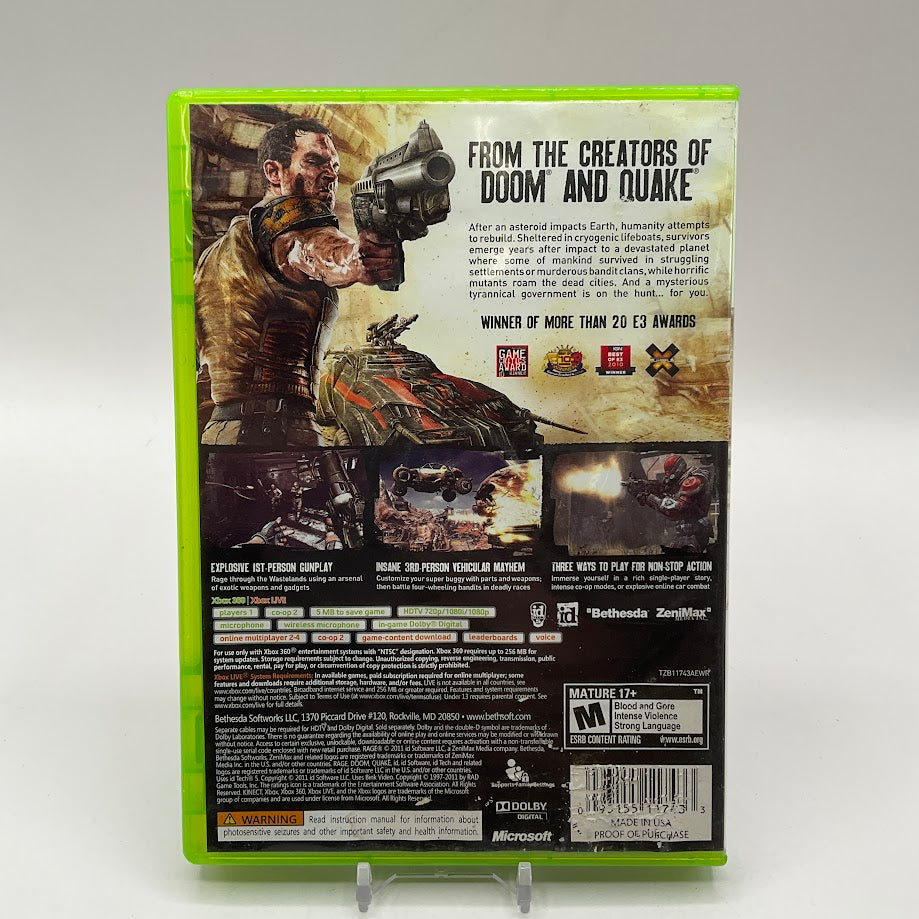 Rage Anarchy Edition Xbox 360 Used、Collector Store LLC - VG、kayou