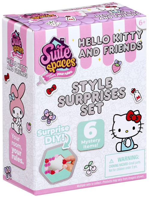 Suite Spaces Hello Kitty & Friends Style Surprises Set Mystery Pack、ToyWiz、kayou
