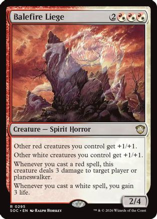 Balefire Liege (SOC-295) - Commander: Secrets of Strixhaven、Wizards of the Coast、kayou