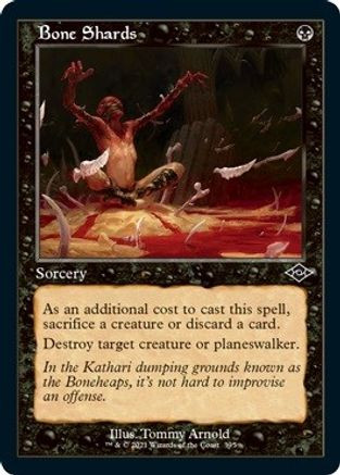 Bone Shards (Retro Frame) (Foil Etched) (MH2-395) - Modern Horizons 2 Foil、Wizards of the Coast、kayou