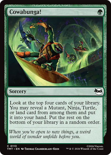 Cowabunga! (Foil) | Teenage Mutant Ninja Turtles、Magic: The Gathering、kayou