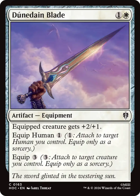 Dúnedain Blade | The Hobbit Commander、Magic: The Gathering、kayou