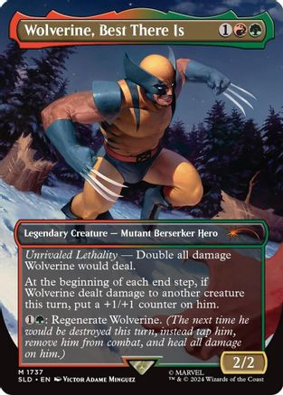 Wolverine, Best There Is (Rainbow Foil) (SLD-1737) - Secret Lair Drop Series Foil、Wizards of the Coast、kayou