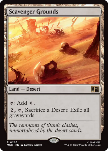 Scavenger Grounds (Surge Foil) | Marvel Super Heroes Commander、Magic: The Gathering、kayou