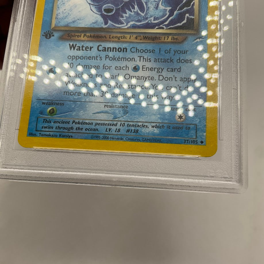 Dark Omanyte Pokemon Neo Destiny 1st Edition #37 PSA 10、Collector Store LLC Gaming、kayou