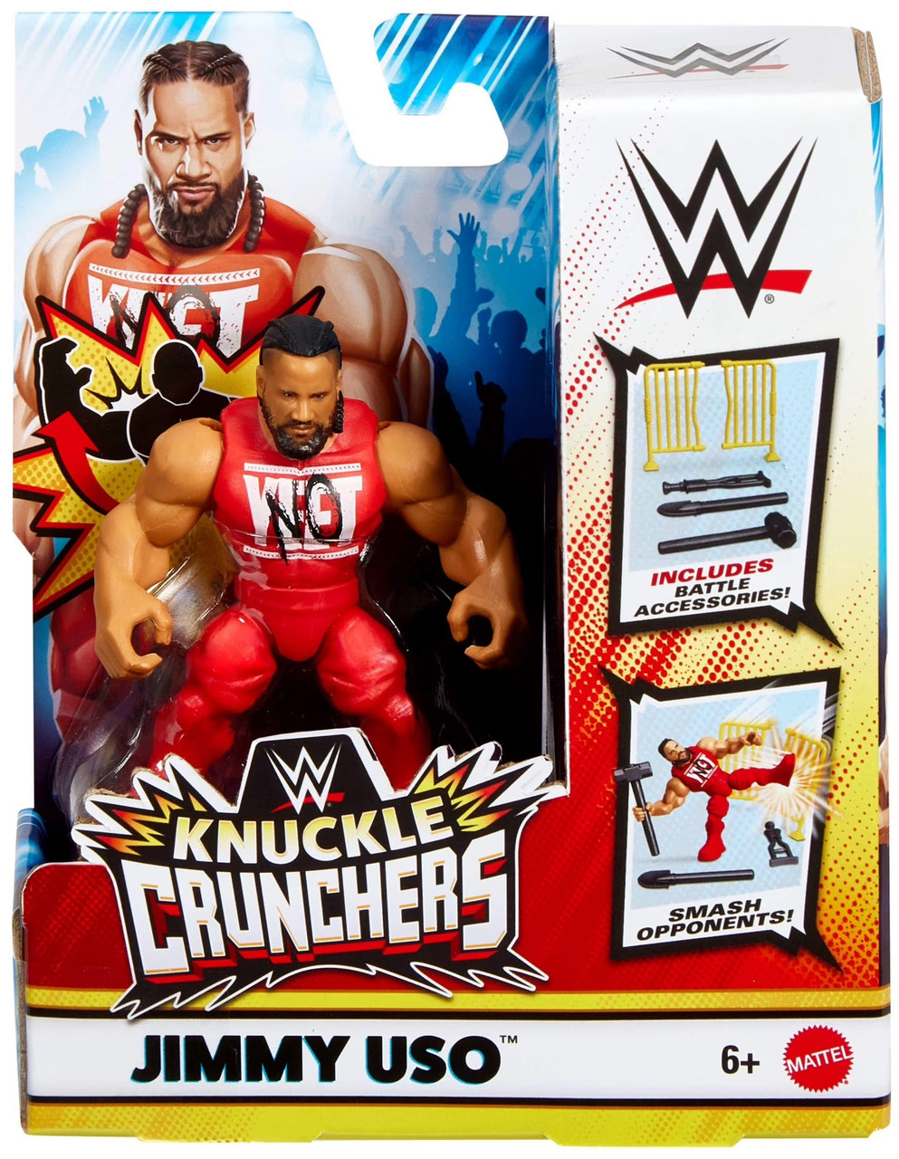 WWE Wrestling Knuckle Crunchers Roman Reigns Action Figure、ToyWiz、kayou