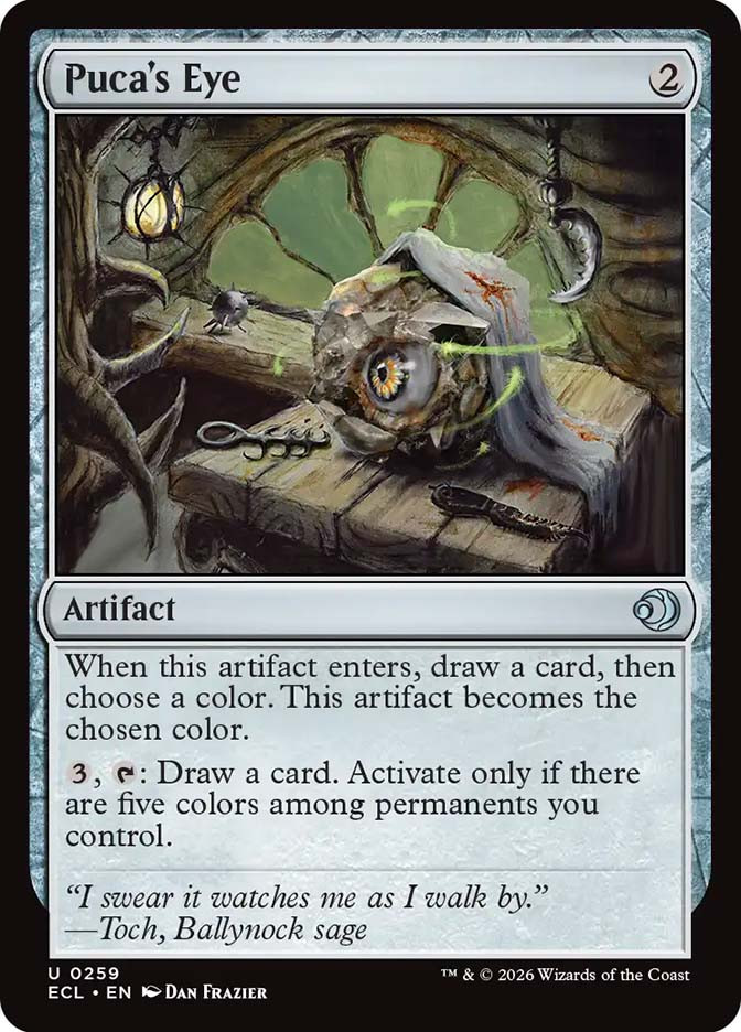 Puca's Eye SGL-MTG-ECL-259-ENN、Magic: The Gathering、kayou
