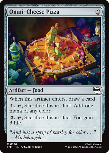 Omni-Cheese Pizza (Foil) | Teenage Mutant Ninja Turtles、Magic: The Gathering、kayou