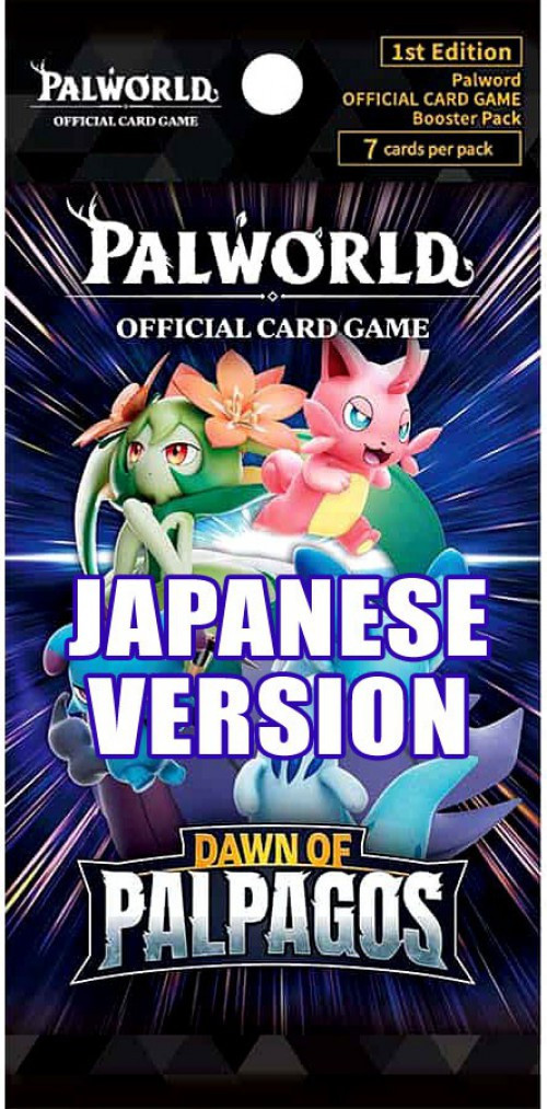 Palworld Trading Card Game Dawn of Palpagos Booster Pack POCGe-BP01 JAPANESE、ToyWiz、kayou