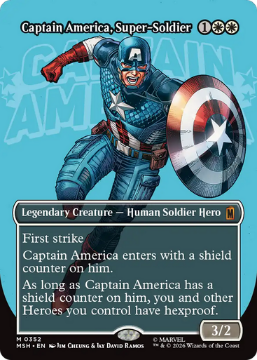Captain America, Super-Soldier (Logo Art) | Marvel Super Heroes、Magic: The Gathering、kayou