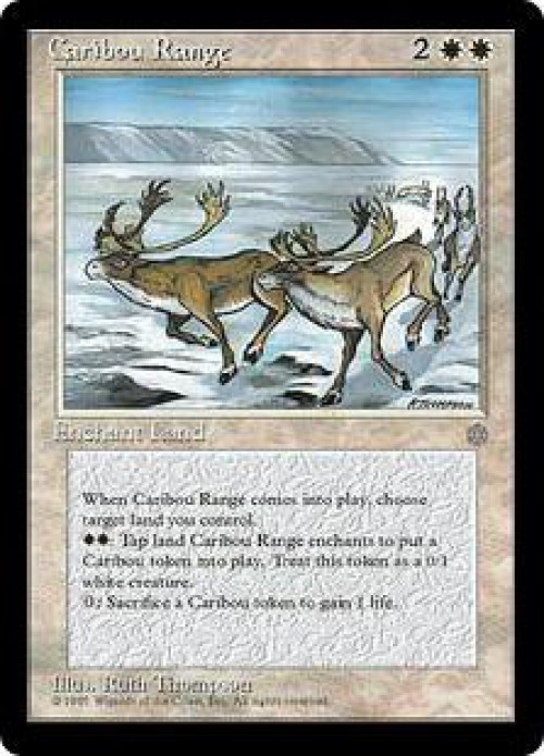 MtG Ice Age Rare Caribou Range #11 Heavily Played、ToyWiz、kayou