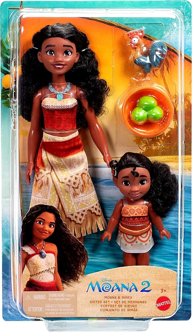 Disney Moana 2 Moana & Simea Exclusive 12-Inch Doll 2-Pack Damaged Package、ToyWiz、kayou